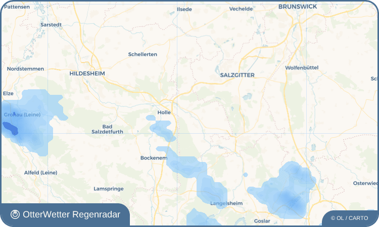 OtterWetter Regenradar-Widget Baddeckenstedt