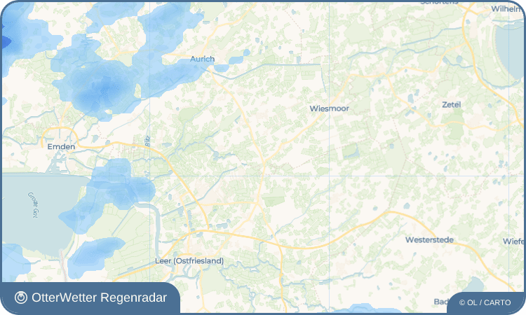 OtterWetter Regenradar-Widget Bagband