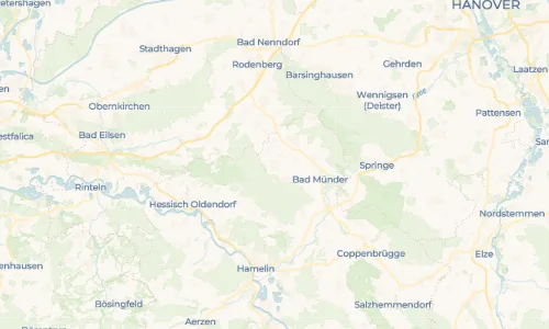 Regenradar Vorschaubild - Aktuelle Niederschläge in Bakede und Umgebung