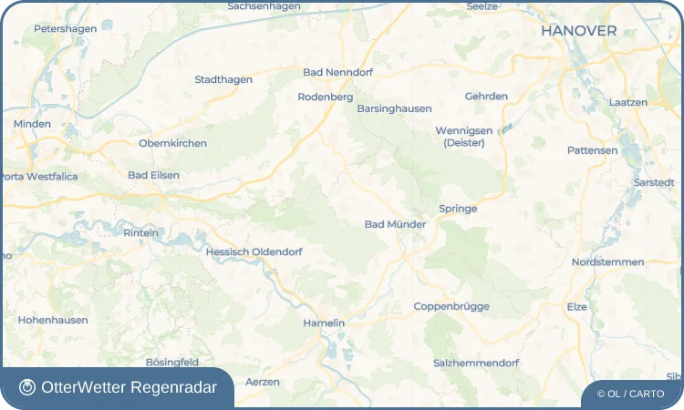 Wetter-Widget-Vorschau mit Vorhersagedaten für Bakede