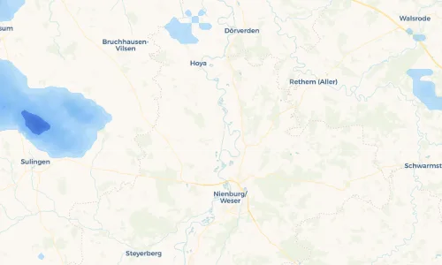 Regenradar Vorschaubild - Aktuelle Niederschläge in Balge und Umgebung