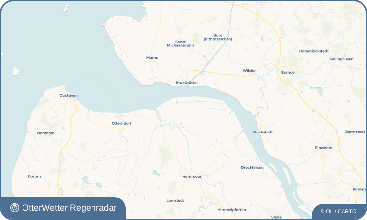 OtterWetter Regenradar-Widget Balje