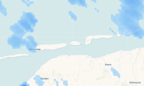 Regenradar Vorschaubild - Aktuelle Niederschläge in Baltrum und Umgebung