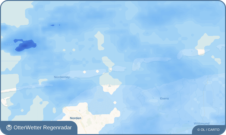 OtterWetter Regenradar-Widget Baltrum