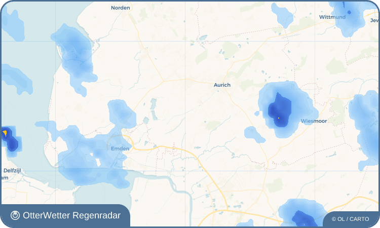 OtterWetter Regenradar-Widget Bangstede