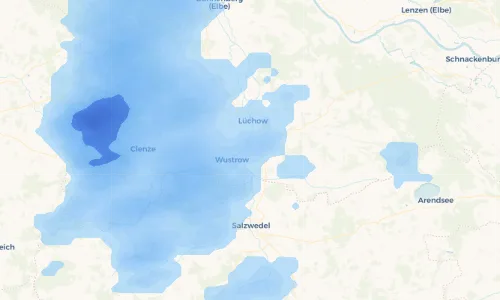 Regenradar-Vorschau: aktuelle Niederschläge in Banneick und Umgebung