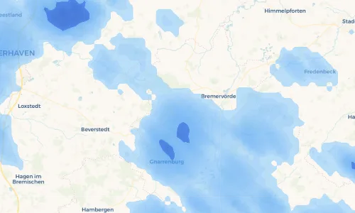 Regenradar Vorschaubild - Aktuelle Niederschläge in Barchel und Umgebung