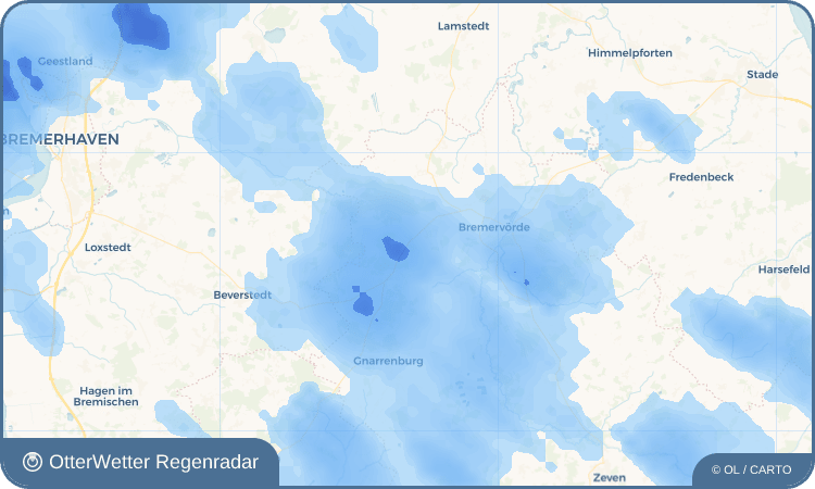 OtterWetter Regenradar-Widget Barchel