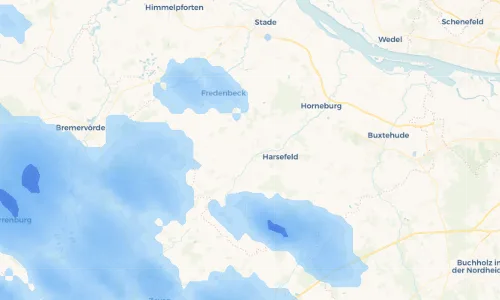 Regenradar Vorschaubild - Aktuelle Niederschläge in Bargstedt und Umgebung