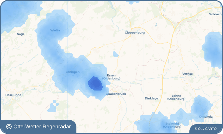 Widget-Vorschau für Barlage Wetter-Widget-Vorschau mit Vorhersagedaten für Barlage