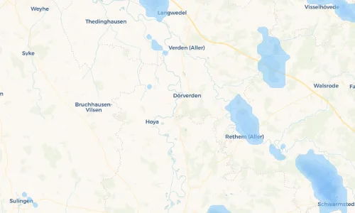 Regenradar Vorschaubild - Aktuelle Niederschläge in Barme und Umgebung