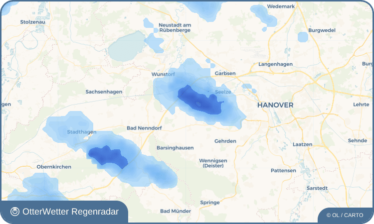 OtterWetter Regenradar-Widget Barrigsen
