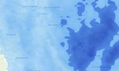 Regenradar Vorschaubild - Aktuelle Niederschläge in Barskamp und Umgebung