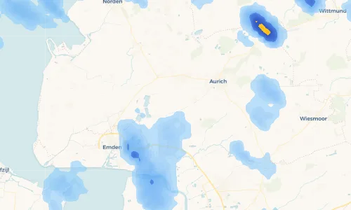 Regenradar Vorschaubild - Aktuelle Niederschläge in Barstede und Umgebung
