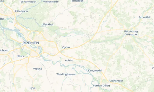 Regenradar Vorschaubild - Aktuelle Niederschläge in Bassen und Umgebung