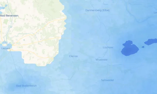 Regenradar Bausen: aktuelle Niederschläge in Bausen und Umgebung, Stand 19. Oktober 2026 um 22:20 Uhr
