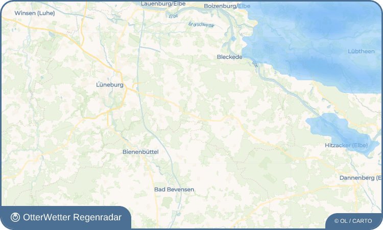 OtterWetter Regenradar-Widget Bavendorf