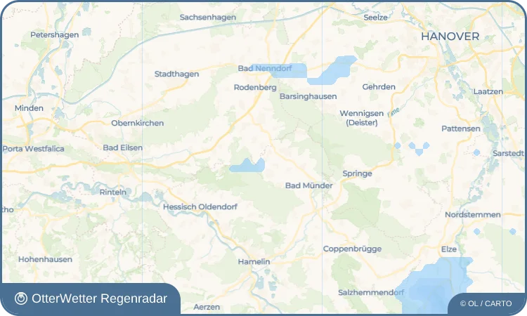 Wetter-Widget-Vorschau mit Vorhersagedaten für Beber