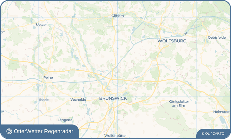 OtterWetter Regenradar-Widget Bechtsbüttel