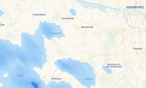 Regenradar Vorschaubild - Aktuelle Niederschläge in Beckdorf und Umgebung