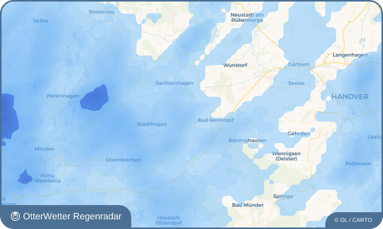 Widget-Vorschau für Beckedorf Wetter-Widget-Vorschau mit Vorhersagedaten für Beckedorf