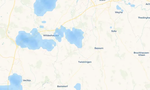 Regenradar Vorschaubild - Aktuelle Niederschläge in Beckeln und Umgebung