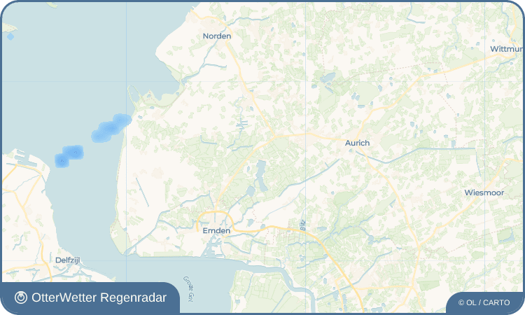 OtterWetter Regenradar-Widget Bedekaspel