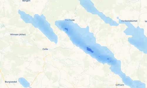 Regenradar Vorschaubild - Aktuelle Niederschläge in Beedenbostel und Umgebung