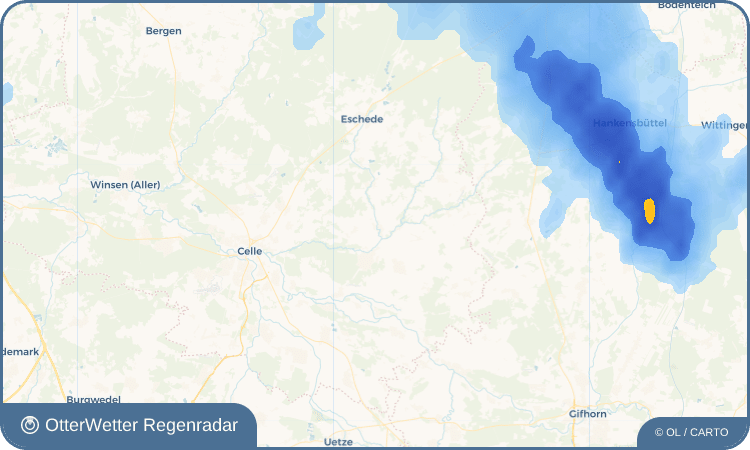 OtterWetter Regenradar-Widget Beedenbostel