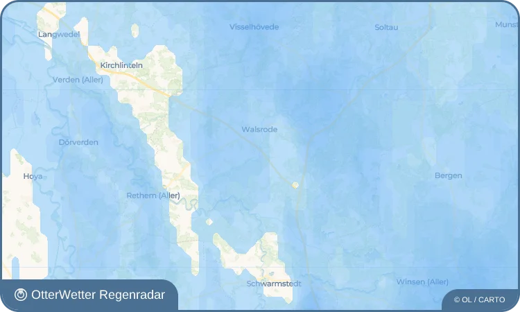 Widget-Vorschau für Beetenbrück Wetter-Widget-Vorschau mit Vorhersagedaten für Beetenbrück