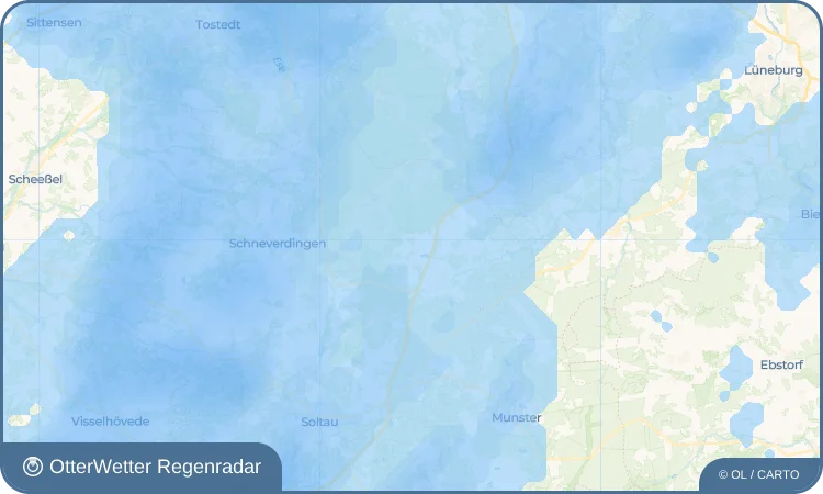 Wetter-Widget-Vorschau mit Vorhersagedaten für Behringen