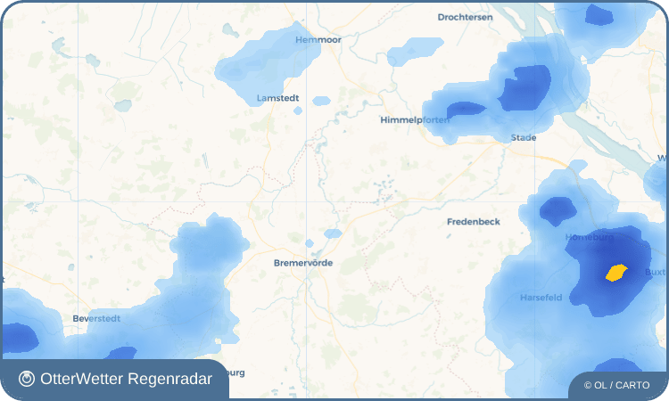 Widget-Vorschau für Behrste Wetter-Widget-Vorschau mit Vorhersagedaten für Behrste