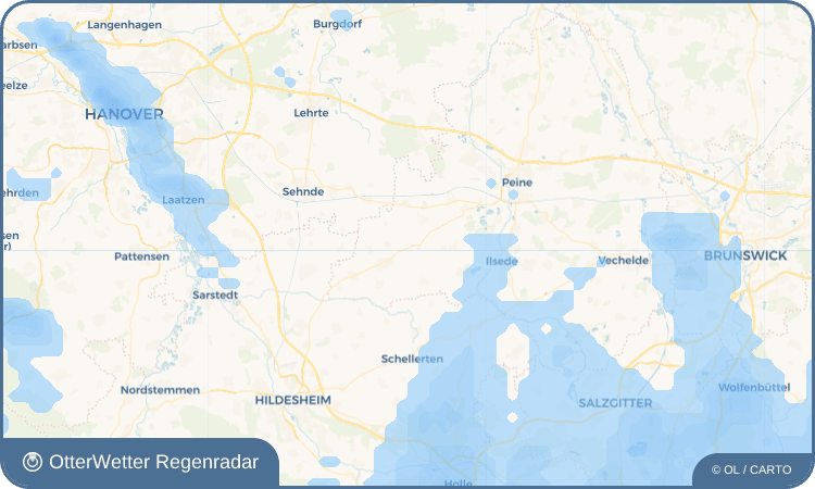 OtterWetter Regenradar-Widget Bekum