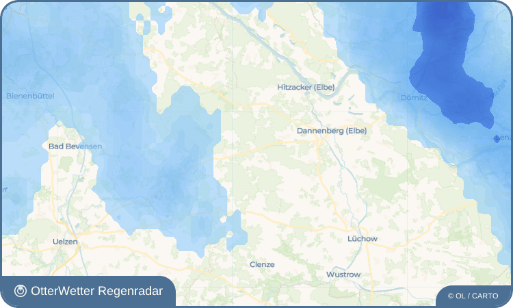 OtterWetter Regenradar-Widget Bellahn