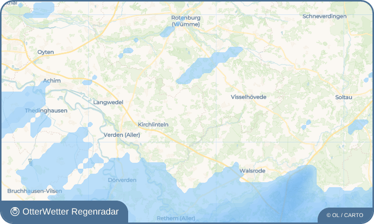 OtterWetter Regenradar-Widget Bendingbostel