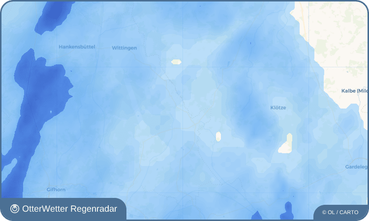OtterWetter Regenradar-Widget Benitz