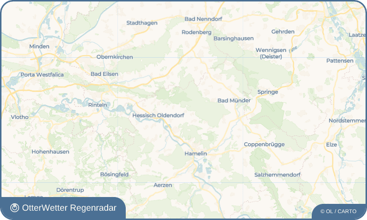 OtterWetter Regenradar-Widget Bensen
