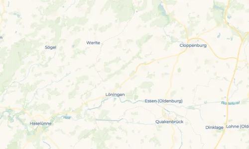 Regenradar Vorschaubild - Aktuelle Niederschläge in Benstrup und Umgebung