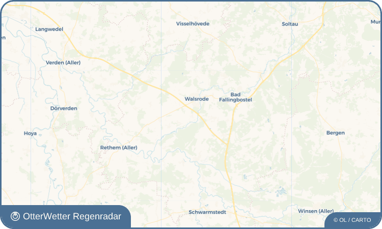 OtterWetter Regenradar-Widget Benzen