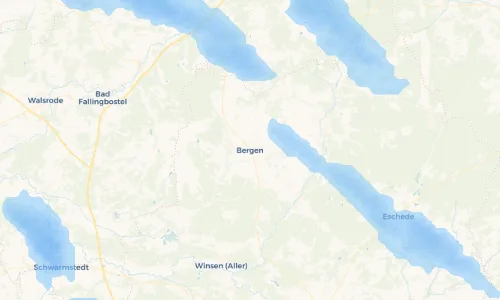 Regenradar Vorschaubild - Aktuelle Niederschläge in Bergen und Umgebung