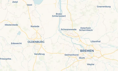 Regenradar Vorschaubild - Aktuelle Niederschläge in Berne und Umgebung