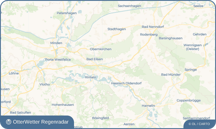 OtterWetter Regenradar-Widget Bernsen