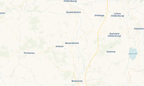 Regenradar Vorschaubild - Aktuelle Niederschläge in Bersenbrück und Umgebung
