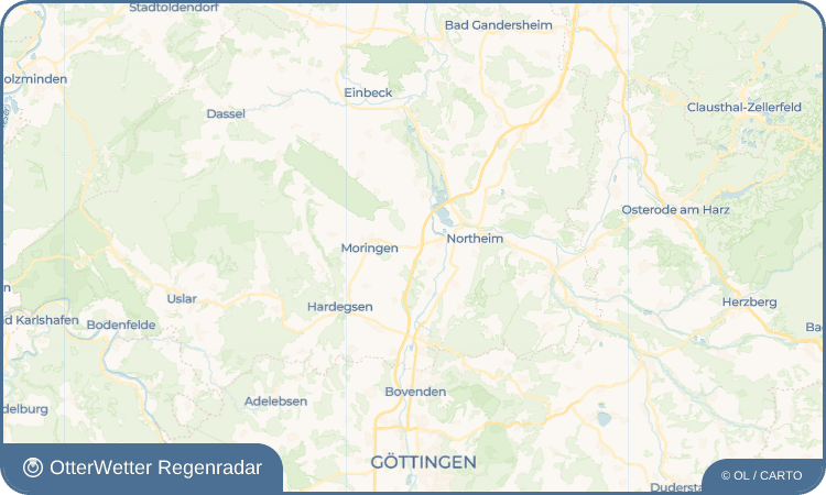 OtterWetter Regenradar-Widget Berwartshausen