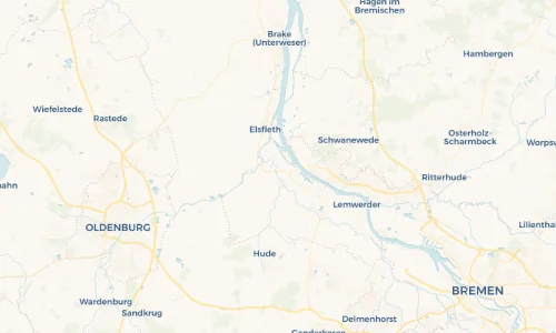 Regenradar Vorschaubild - Aktuelle Niederschläge in Bettingbühren und Umgebung