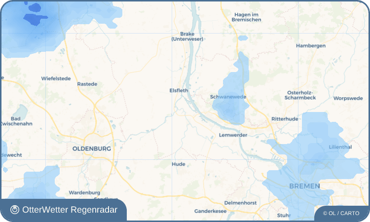 OtterWetter Regenradar-Widget Bettingbühren