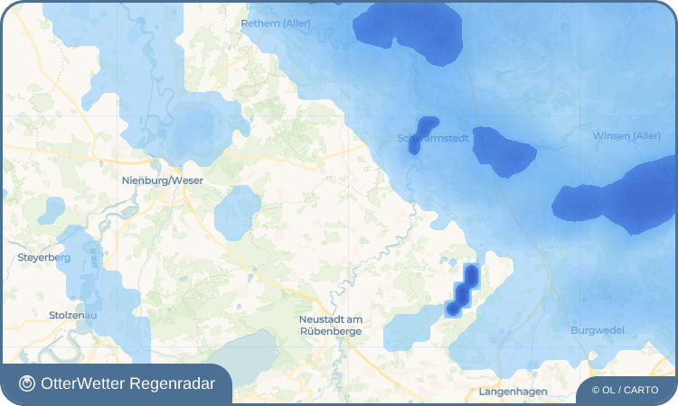 OtterWetter Regenradar-Widget Bevensen