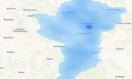 Regenradar Vorschaubild - Aktuelle Niederschläge in Bevern und Umgebung