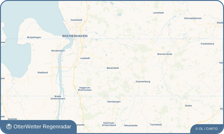 OtterWetter Regenradar-Widget Beverstedt