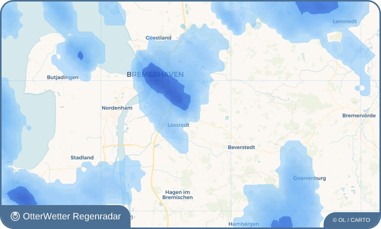 OtterWetter Regenradar-Widget Bexhövede